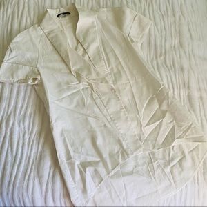 Hugo Boss White Origami Blouse